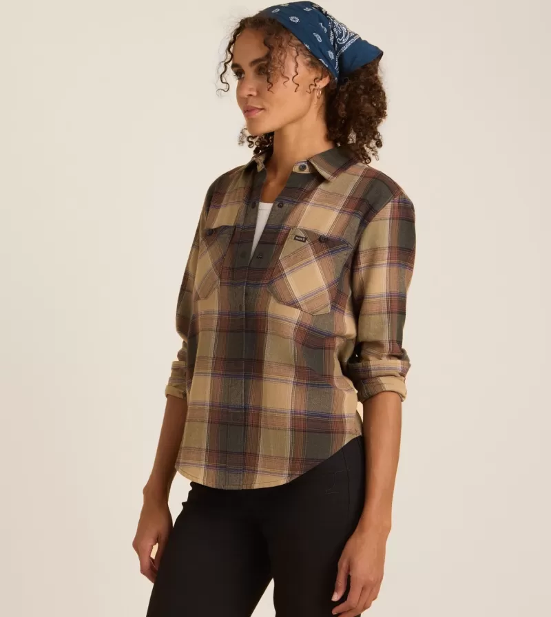 Women Roark Shirts-Alpine Long Sleeve Flannel