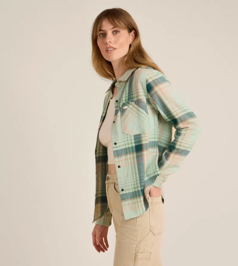 Women Roark Shirts-Alpine Long Sleeve Flannel