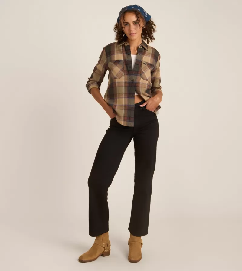 Women Roark Shirts-Alpine Long Sleeve Flannel