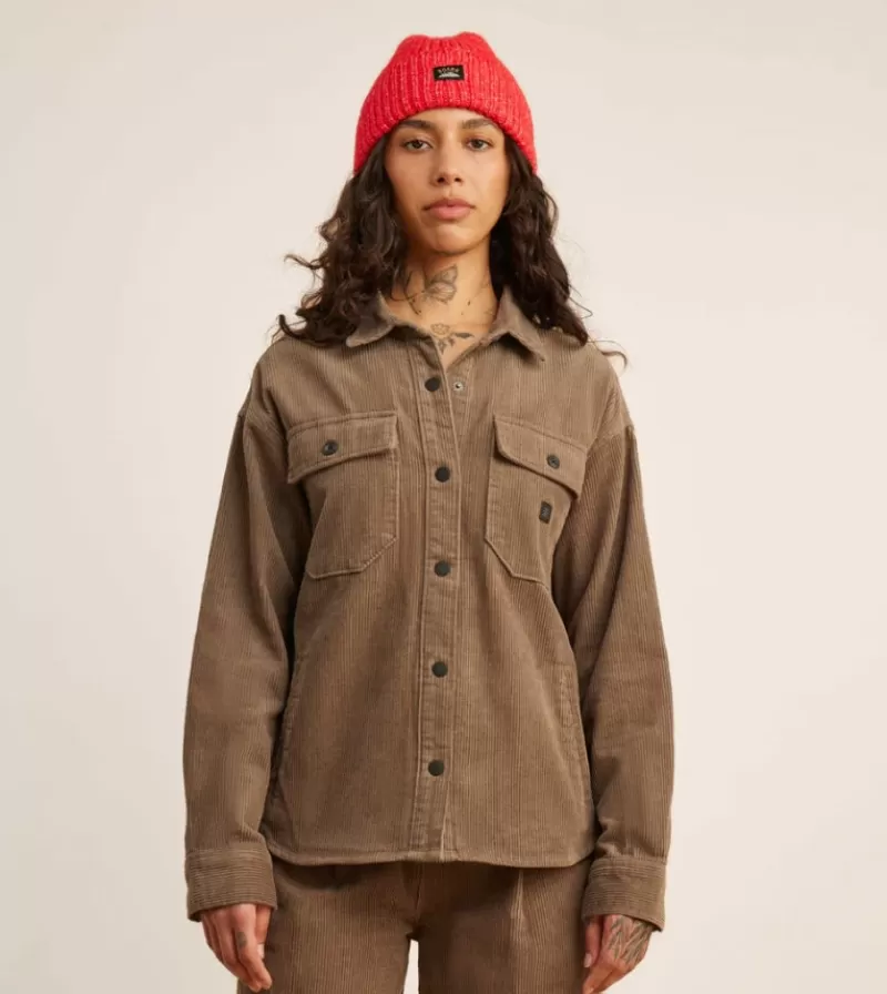 Women Roark Shirts-Amberley Long Sleeve Flannel