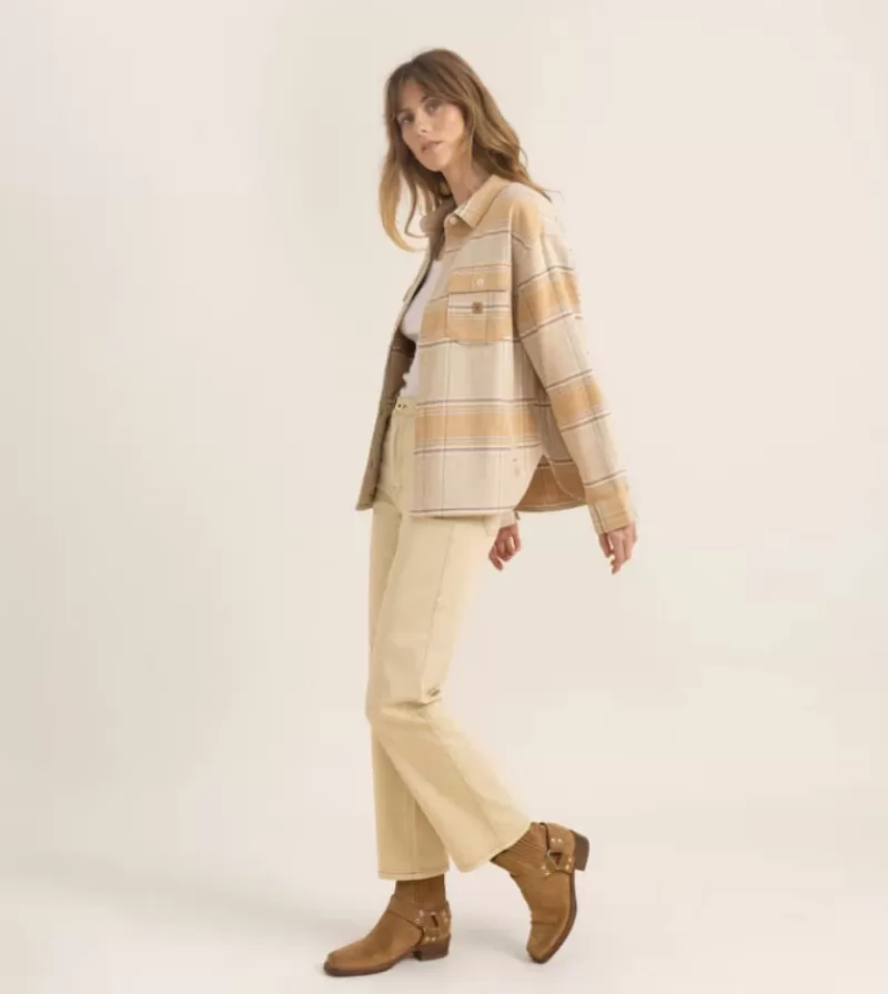 Women Roark Shirts-Amberley Long Sleeve Flannel