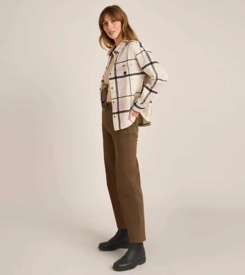 Women Roark Shirts-Amberley Long Sleeve Flannel