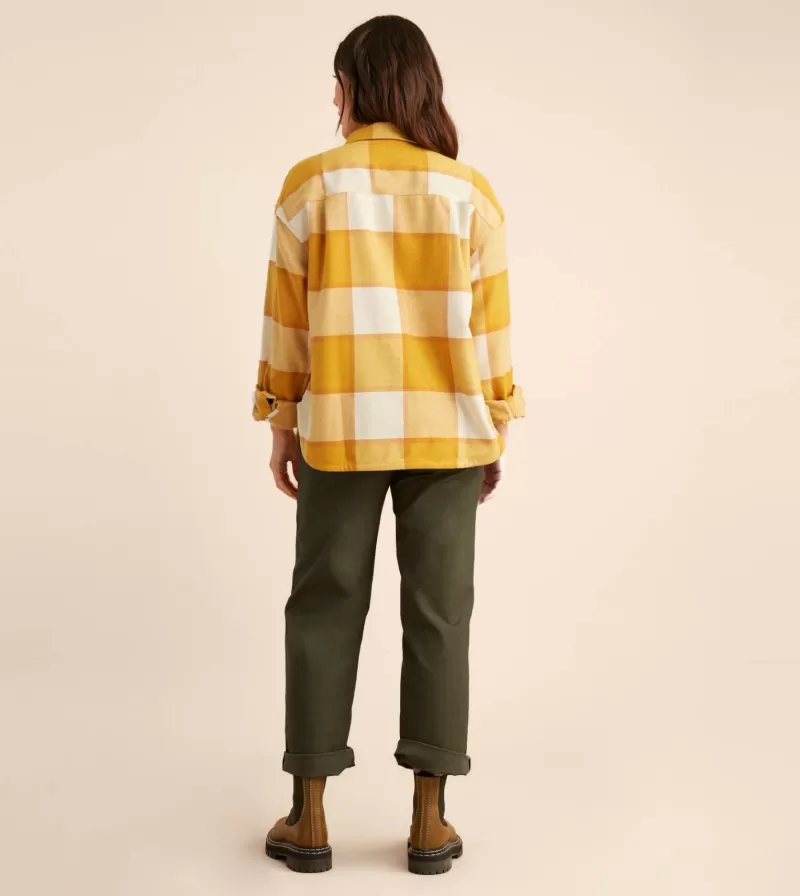 Women Roark Shirts-Amberley Long Sleeve Flannel