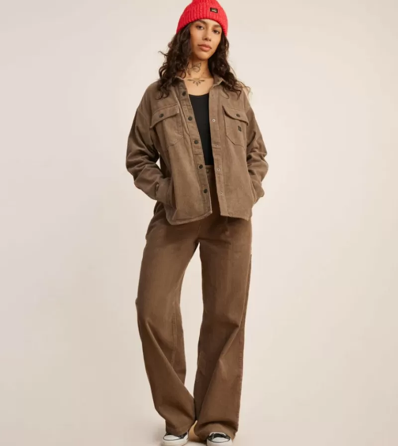 Women Roark Shirts-Amberley Long Sleeve Flannel
