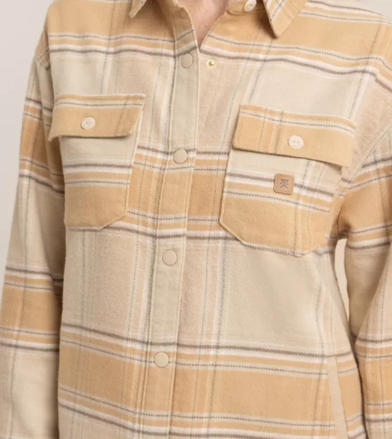 Women Roark Shirts-Amberley Long Sleeve Flannel