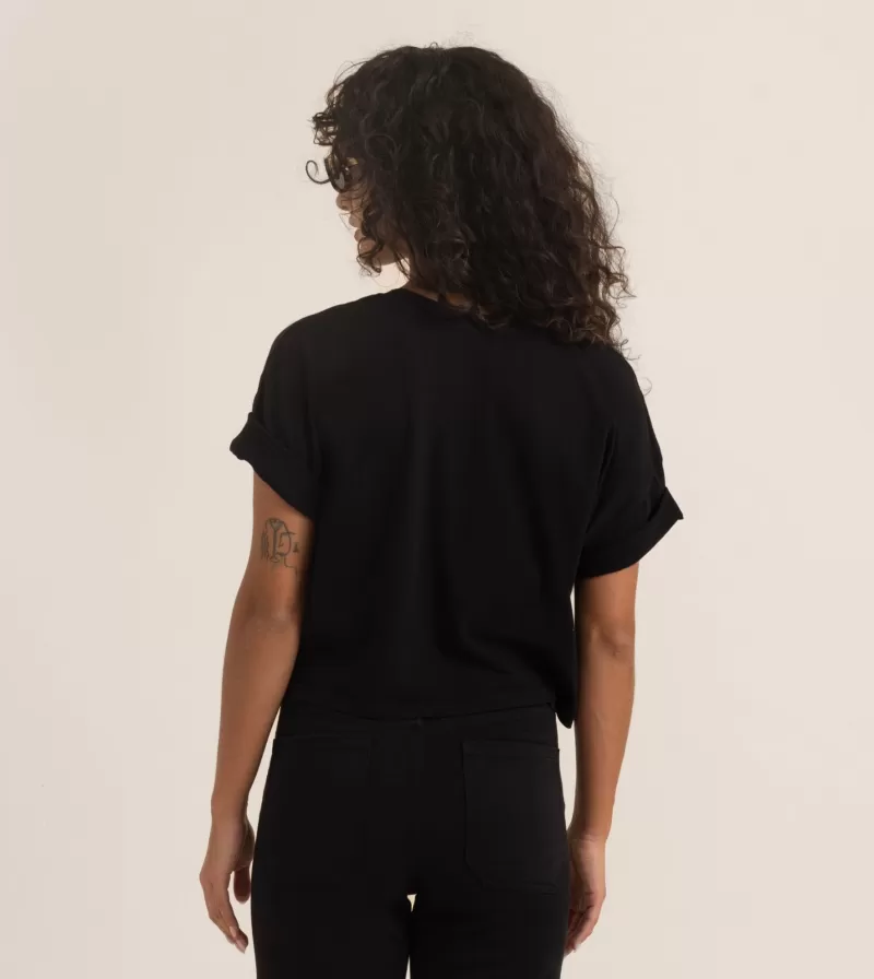 Women Roark T-shirts-Ciao Bandito Cropped Boxy Premium Tee