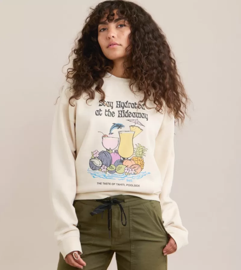 Women Roark Sweatshirts & Jumpers-The Crew Fleece Sweatshirt