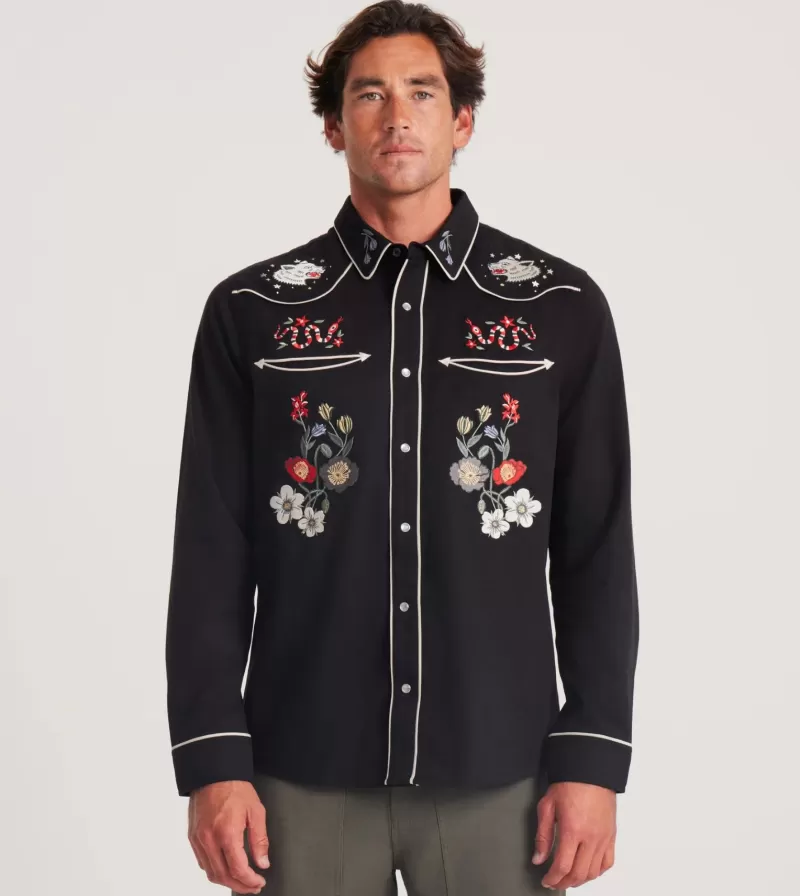 Roark Shirts-The Lone Wolf Long Sleeve Button Up Shirt