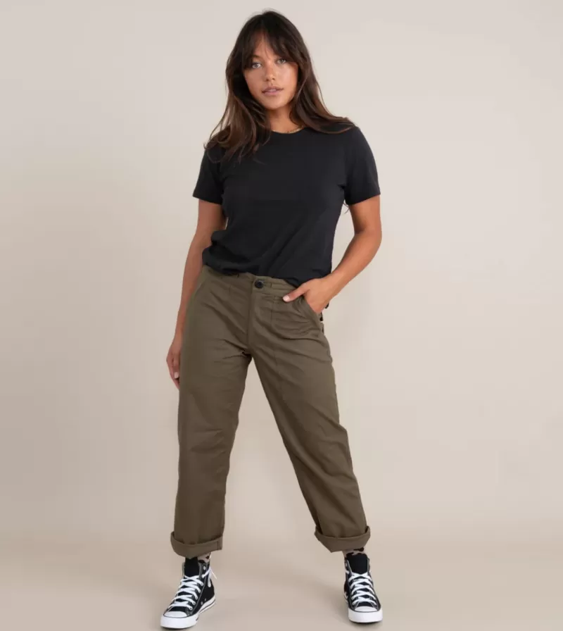 Women Roark T-shirts-Well Worn Organic Knit Top
